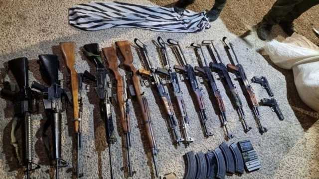 جيش الاحتلال يعلن إحباط محاولات تهريب أسلحة عبر الحدود مع مصر