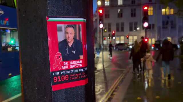 حملة إطلاق الرهائن الفلسطينيين تنشر اللون الأحمر بشوارع لندن (شاهد)