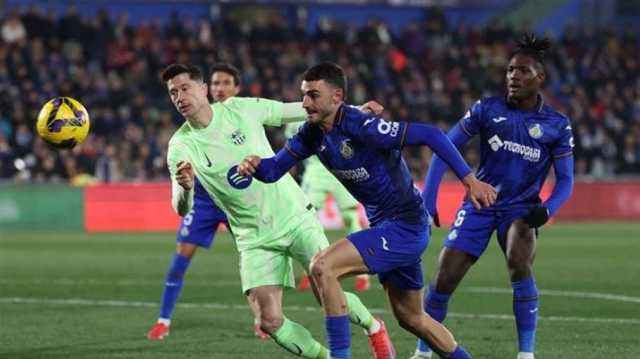 خيتافي يفرض التعادل على برشلونة في الليغا