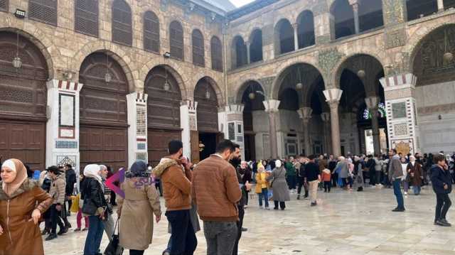 مصرع 3 نساء وإصابة أطفال جراء تدافع داخل المسجد الأموي بدمشق (شاهد)