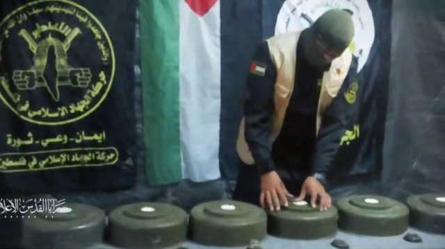 مشاهد مثيرة لتفجير سرايا القدس منزلا مفخخا بجنود الاحتلال في جباليا (شاهد)