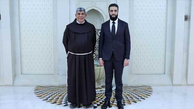 هكذا وصف الكاهن الفرنسيسكاني إبراهيم فليتس لقاءه مع أحمد الشرع