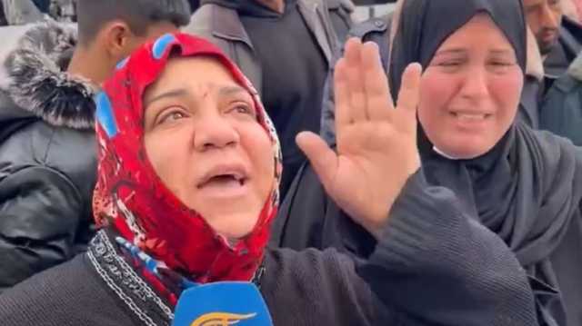 واسنواراه.. أم مكلومة من غزة تناشد المقاومة الانتقام وقصف تل أبيب (شاهد)