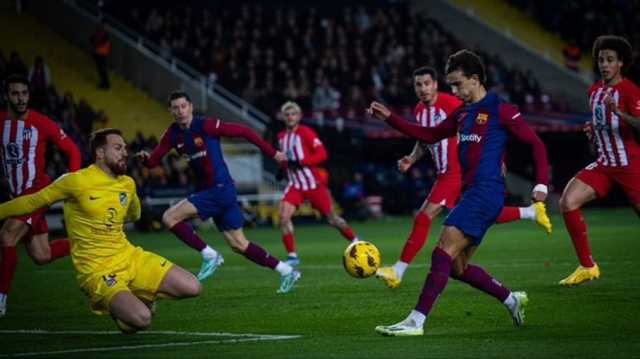 جواو فيليكس يقود برشلونة للفوز على أتلتيكو مدريد (شاهد)