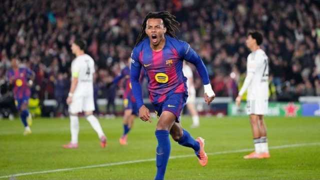 برشلونة ينتزع فوزا صعبا من فرانكفورت بدوري الأبطال