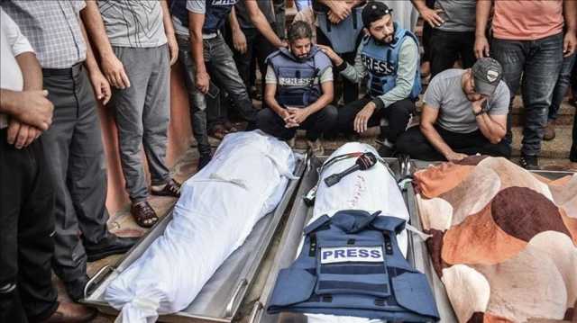 نقابة الصحفيين الفلسطينيين: الاحتلال قتل 10 بالمئة من صحفيي غزة