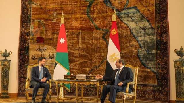 ولي العهد الأردني يلتقي السيسي في القاهرة.. والأخير: مصر تعد خطة لغزة