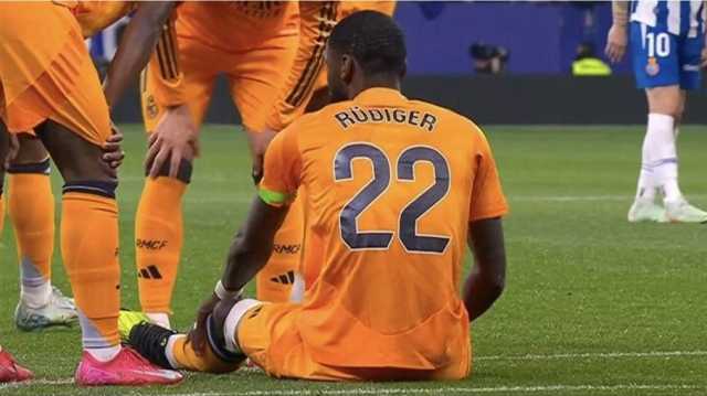 ضربة موجعة لريال مدريد.. الكشف عن مدة غياب روديغير