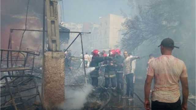 حريق يلتهم سوقا شمال المغرب ويخلّف دمارا واسعا.. عربي21 ترصد الأوضاع والخسائر (شاهد)