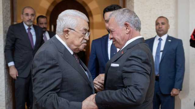 ملك الأردن يؤكد خلال لقائه عباس رفض بلاده لأي محاولة لتهجير الفلسطينيين