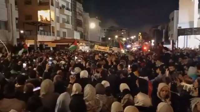 الأمن الأردني يفرق تظاهرة دعت لمحاصرة سفارة الاحتلال في عمّان (شاهد)