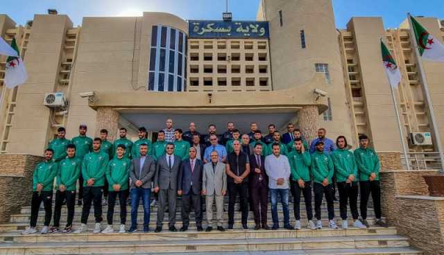 الوالي سداس يستقبل المسؤولين عن فريق إتحاد بسكرة