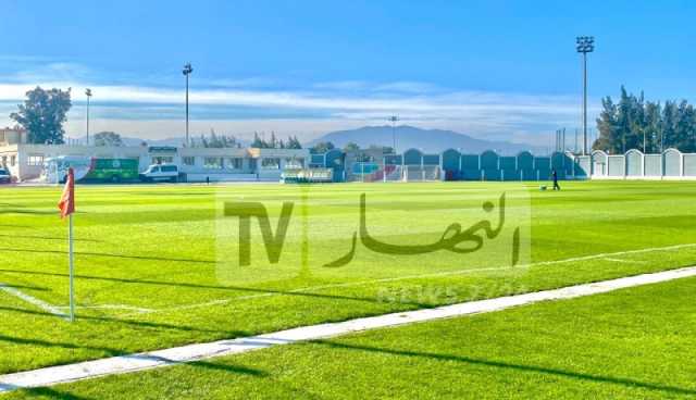بالصور.. أرضية ملعب سيدي موسى تستعيد جاهزيتها