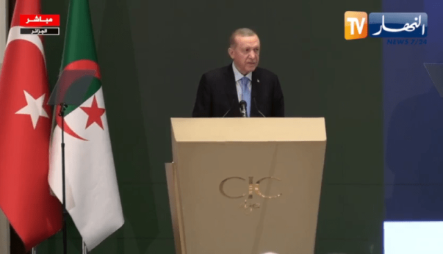 أردوغان: إسرائيل دولة إرهاب.. والجزائر قدّمت أشجع وأقوى ردّ على قضية غزة