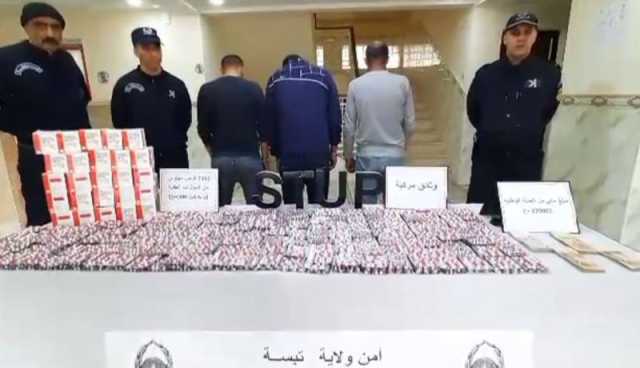 تبسة: توقيف 3 أشخاص وحجز أزيد من 7300 حبة صاروخ