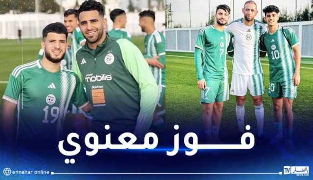 الخضر يفوزون أمام المنتخب الأولمبي بثنائية سليماني