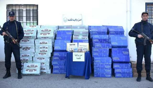 قالمة: الشرطة تحجز قرابة 60 ألف كيس “شمة مغشوشة”