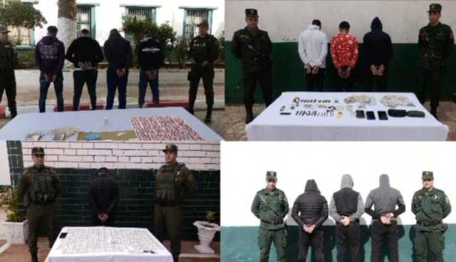 توقيف 11 مروجا وحجز 2068 قرص صاروخ واكستازي بوهران