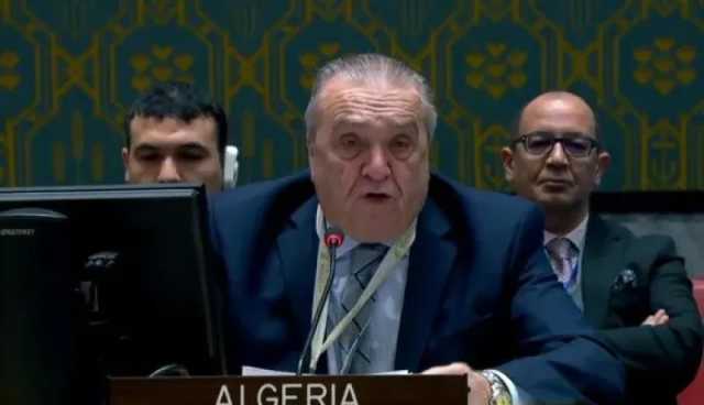 بن جامع: الجزائر ستعود لترافع مجددا حتى تعود فلسطين إلى مكانها