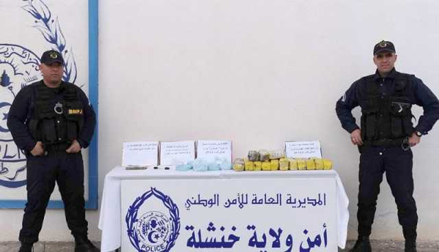 أمن خنشلة يحجز قرابة 14 كغ من الكيف المعالج و3000 قرص “اكستازي”