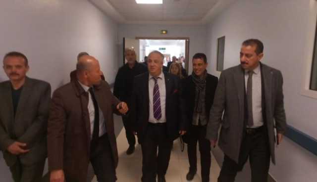 بالصور: وفد وزاري مشترك يزور المستشفى المختلط بالأغواط