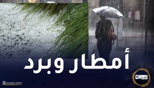 مرفوقة ببرد.. أمطار رعدية تصل إلى 40 ملم على الولايات الشرقية