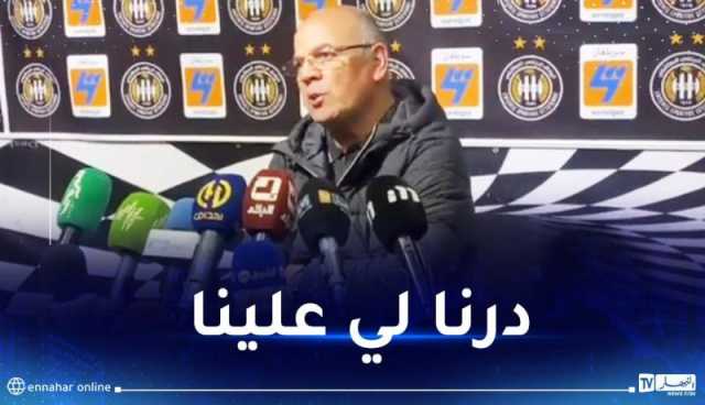 بوعلي :”كنا الأفضل وضيعنا الفوز أمام وفاق سطيف”