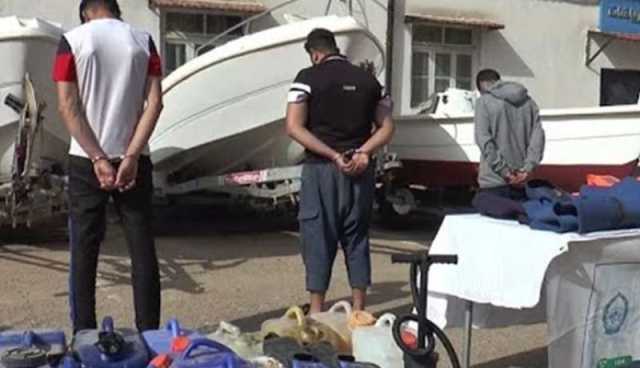 مستغانم: الإطاحة بـ 3 شبكات مختصة في الحرڨة وحجز قارب سريع مزود بمحرك