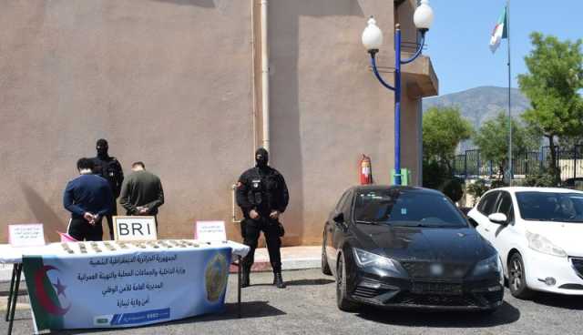 تيبازة.. توقيف شخصين وحجز كمية من المخدرات 