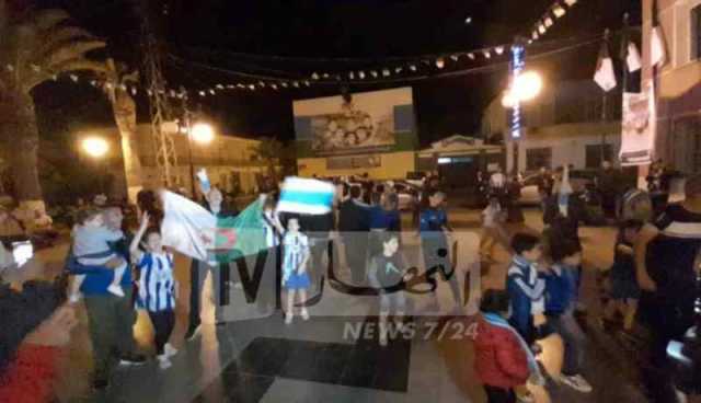 بالصور.. أنصار أولمبيك أقبو يحتفلون بالصعود إلى القسم المحترف الأول
