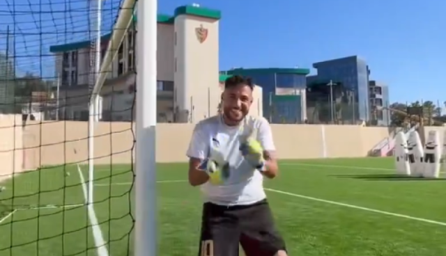 بالفيديو.. بلايلي برز مهارات جديدة في تدريبات المولودية