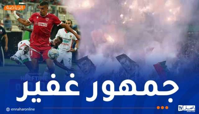 نهاية الشوط الأول بين مولودية الجزائر والحمراوة بالتعادل السلبي
