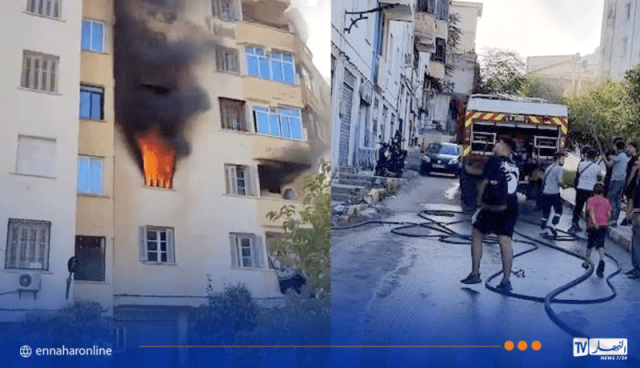 العاصمة: إندلاع حريق داخل مسكن ببوزريعة