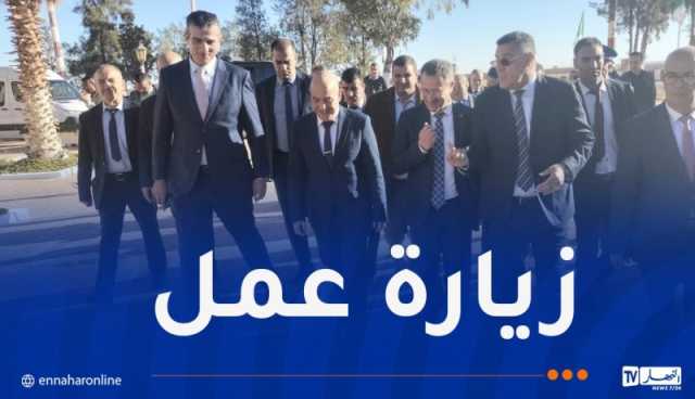 زهانة يُعاين ورشة صيانة عتاد شركة النقل بالسكك الحديدية بالنعامة