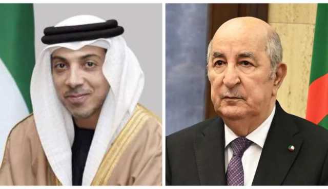 نائب رئيس مجلس الوزراء الإماراتي يهنّئ الرئيس تبون