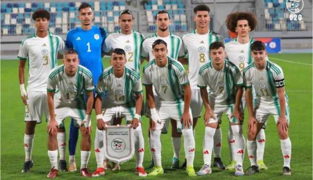 المنتخب الوطني لأقل من 20 سنة يتعادل أمام مصر