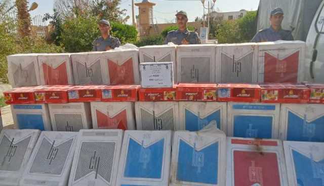 الوادي.. الجمارك تحجز أزيد من 45 ألف علبة سجائر ومواد تبغية مهرّبة