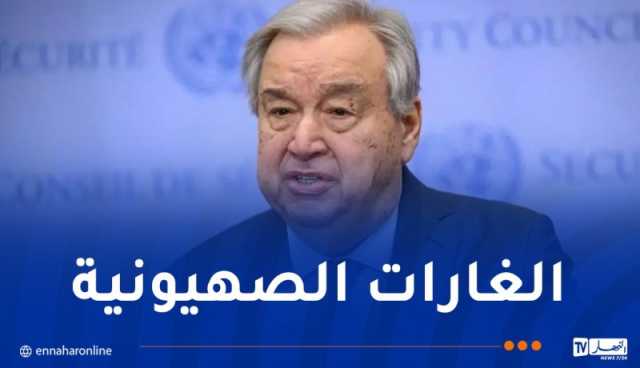 غوتيريش قلق بشأن الإنتهاكات الأخيرة لسيادة سوريا