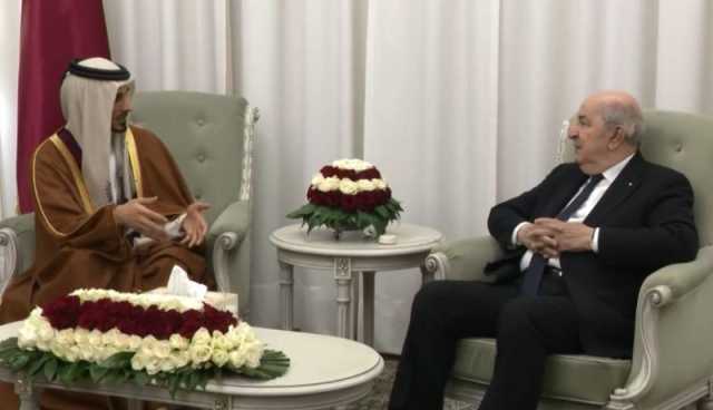 الرئيس تبون يستقبل الممثل الشخصي لأمير دولة قطر