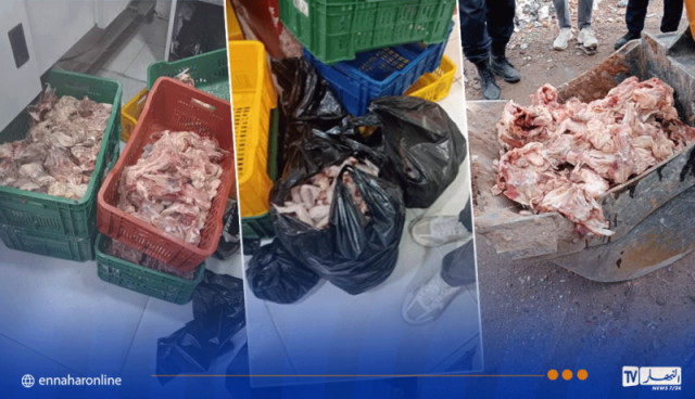 غليزان .. حجز مايقارب 1.5 قنطار من اللحوم البيضاء غير صالحة للإستهلاك