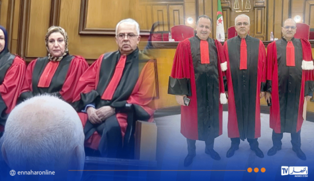 تنصيب قضاة جدد مستشارين بالمحكمة العليا برئاسة ” الطاهر ماموني”