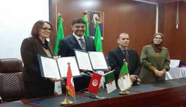 ابرام اتفاقية تعاون بين المركز الجامعي للنعامة وجامعة قرطاج التونسية