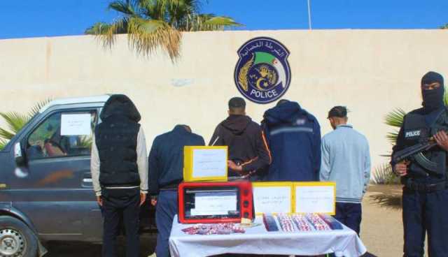 ورقلة: توقيف 5 أشخاص وحجز كمية معتبرة من المهلوسات