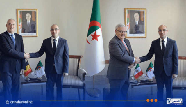 شايب يتباحث مع سفيري بلجيكا والمكسيك