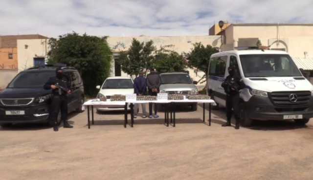 بشار .. حجز 83 كلغ من الكيف المعالج وتوقيف شخصين  