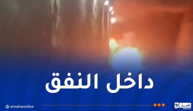إندلاع حريق في سيارة بالعاصمة
