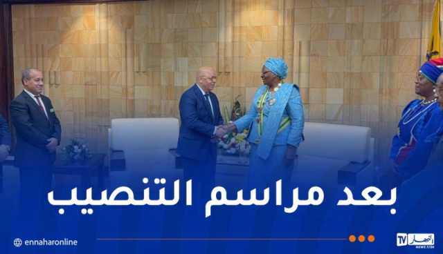 ربيقة يُستقبل من طرف رئيسة جمهورية ناميبيا