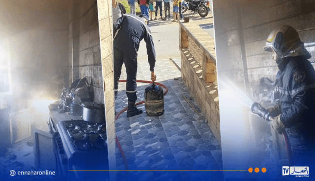 جيجل.. حريق مسكن فردي بمنطقة فازة
