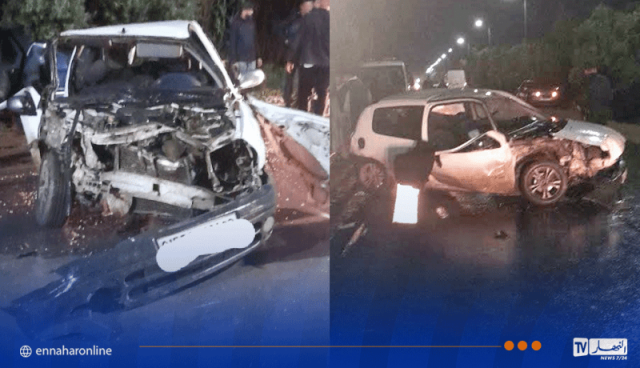 مستغانم.. 6 جرحى في اصطدام بين سيارتين