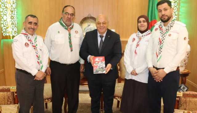 ربيقة يستقبل القائد العام لقدماء الكشافة الإسلامية الجزائرية